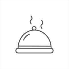 Food court icon outline food court vector icon.