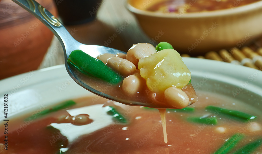 Sticker Cuban White Bean Soup