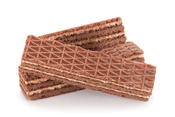 Sweet chocolate wafers