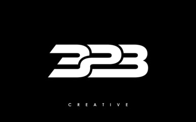 323 Letter Initial Logo Design Template Vector Illustration