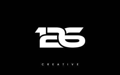 126 Letter Initial Logo Design Template Vector Illustration