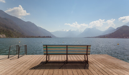 Fototapeta na wymiar Talloires, lac d'Annecy 