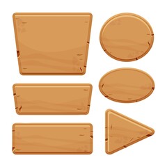 Naklejka premium Stone buttons collection, set of rock assets in cartoon style isolated on white background. Mineral detailed objects ui game interface, app pannel.