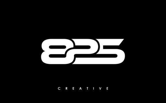 825 Letter Initial Logo Design Template Vector Illustration