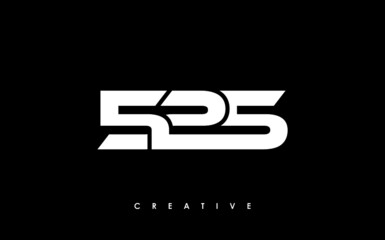 525 Letter Initial Logo Design Template Vector Illustration