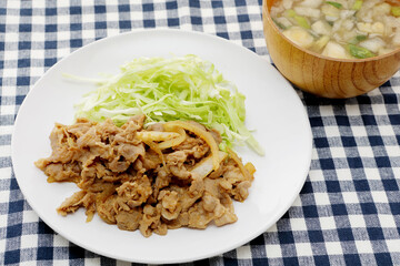 しょうが焼き定食