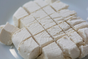 Homemade Paneer, fresh Indian cottage cheese