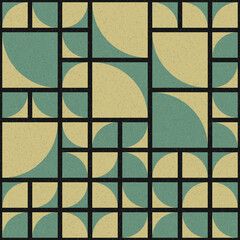 Abstract Geometric Pattern generative computational art illustration