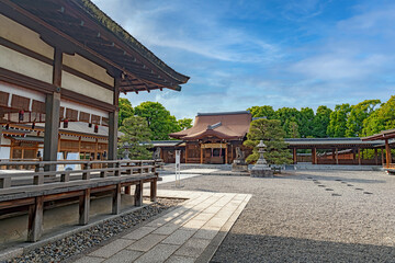 京都 城南宮 祈祷殿と前殿