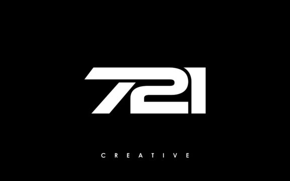 721 Letter Initial Logo Design Template Vector Illustration