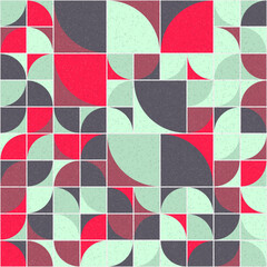 Abstract Geometric Pattern generative computational art illustration