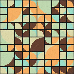 Abstract Geometric Pattern generative computational art illustration