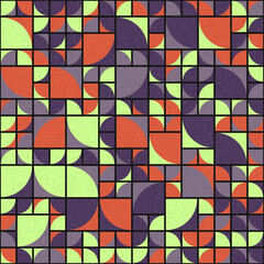 Abstract Geometric Pattern generative computational art illustration