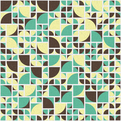 Abstract Geometric Pattern generative computational art illustration