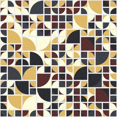 Abstract Geometric Pattern generative computational art illustration