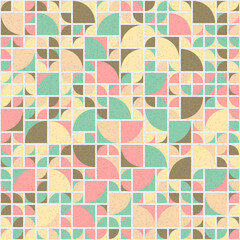 Abstract Geometric Pattern generative computational art illustration