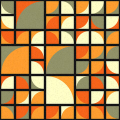 Abstract Geometric Pattern generative computational art illustration