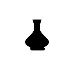 icon of a vase. bitmap illustration
