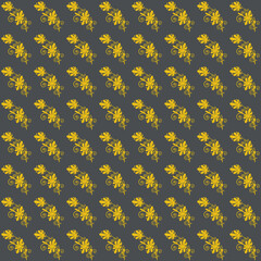 Seamless textile pattern  decorative fabric wallpaper background vector illustration