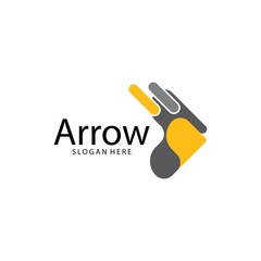 Arrow illustration logo