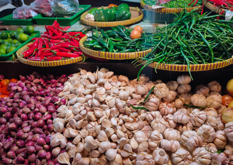 Ingredients on a market