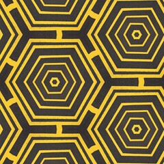 patterns and design from multiple sets of double yellow no parking lines