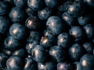 blueberries close up