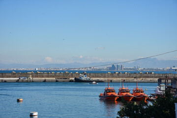 a panoramic view of Algiers city