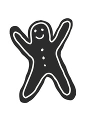 Christmas cookie Christmas cookie Set doodle New Year