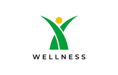 creative people leaf logo design