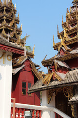 buddhist temple (wat si chum) in lampang (thailand) 