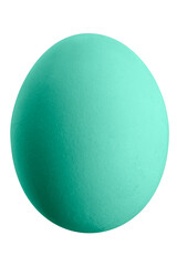 Large picture of an isolated colorful easter egg with a white background.