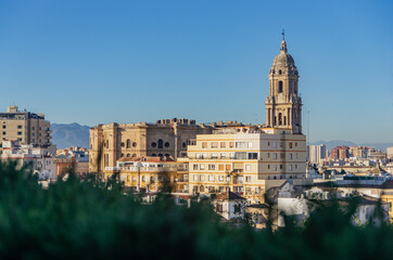 Fototapeta premium The Cathedral of Málaga in Andalusia in southern Spain. The Renaissance architecture.