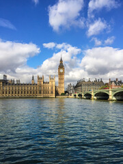 Fototapeta na wymiar View on Big Ben in London