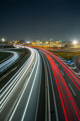 City lights of Mollet del Vallès