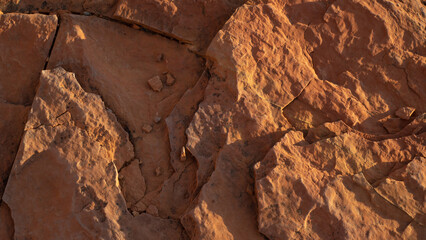 Texture in sandstone at temple of solomon in Capitol Reef National Park, Utah, on Nov. 10, 2019