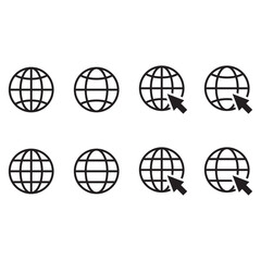 Obraz premium Go to web symbol icon