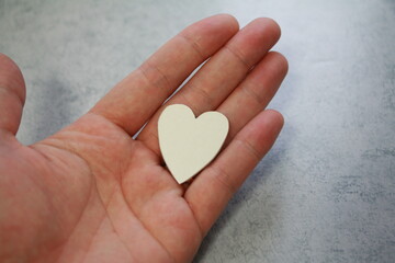 Obraz premium 白いハート