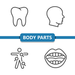 Body Parts Icons