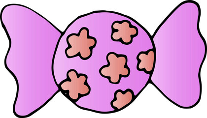 Sweets valentines day. Candy and more. Hand draw