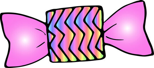 Sweets valentines day. Candy and more. Hand draw