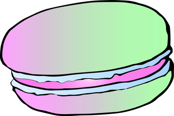 Sweets valentines day. Candy and more. Hand draw