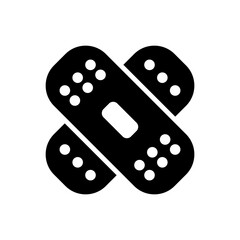 Plaster,Bandage Flat icon Design Vector Template Illustration