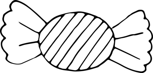 Sweets valentines day. Candy and more. Hand draw