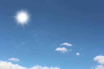 Fototapeta na wymiar 太陽と雲