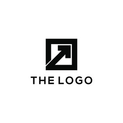 Abstract Geometric Logo Concept Vector. Abstract Simple Logo Template.