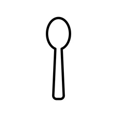 Spoon Design Icon Vector Template Illustration