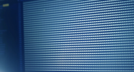 Digital binary code data on computer screen. Hacker concept background patternt