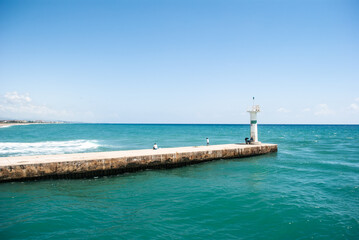 pier in the sea