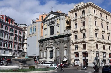 Fototapeta premium Napoli - Chiesa di San Ferdinando